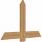 Ekena Millwork Eugene Smooth Timber Gable Bracket, Western Red Cedar, 48"W x 32"H x 1 1/2"D x 5 1/2"F, 16/12 Pitch GBW048X32X0206EUG00SWR - alternate 2